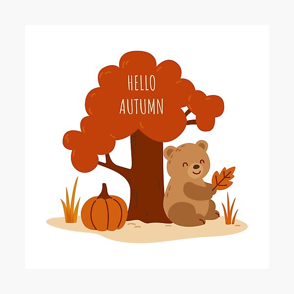 Item preview, Hello Autumn designed and sold by CHERRY--SHOP.