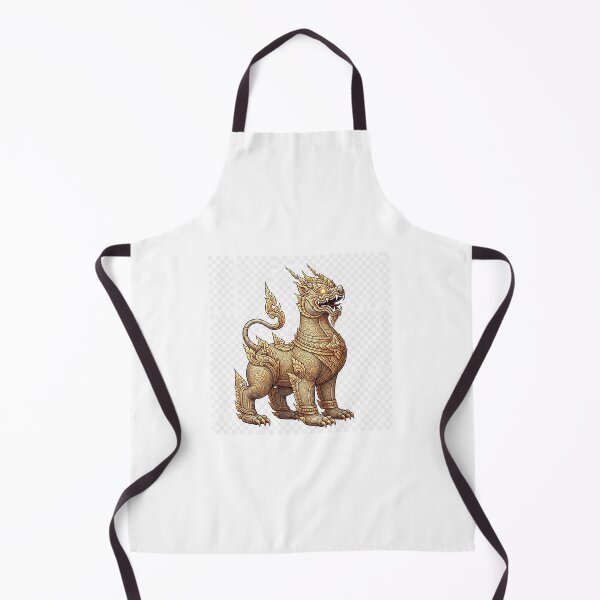 Item preview, Majestic Thai Singha - Chalermchai Kositpipat Style - Golden Sacred Lion Art designed and sold by shikuldo7.