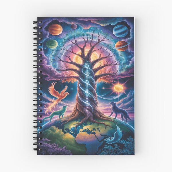 Item preview, Lifestyle Hub: Cosmic Tree Of Life designed and sold by M&M Lifestyle Hub.