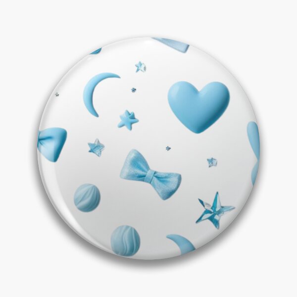 Item preview, Blue Aesthetic Poster with Dreamy Cute Elements designed and sold by Eddy-d.