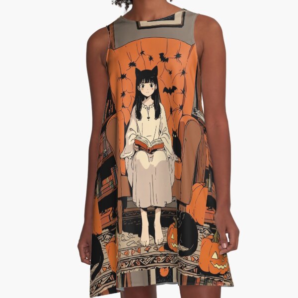 Item preview, Cozy Halloween Night Reading by the Firelight designed and sold by GhoulishGaze.