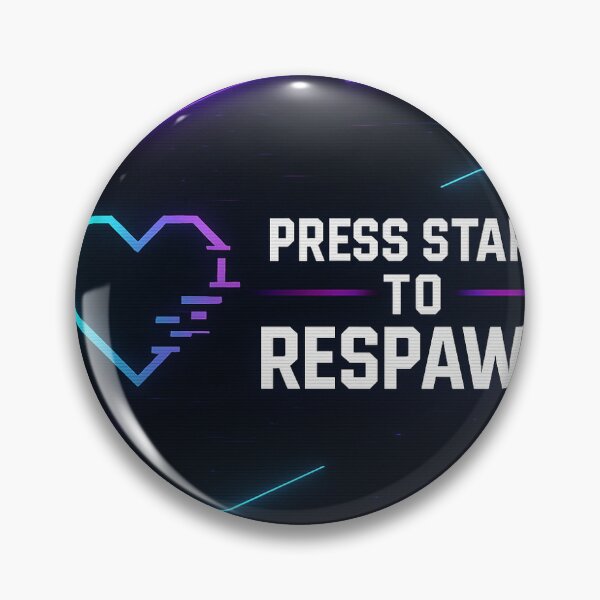 Item preview, PRESS START TO RESPAWN – Retro Gamer Design designed and sold by Respawned.