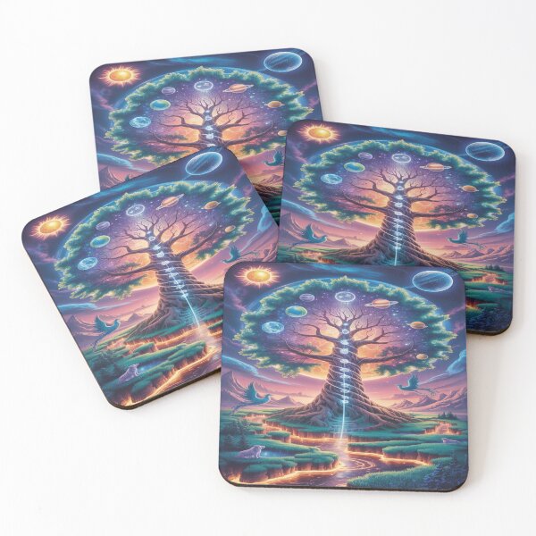 Item preview, Lifestyle Hub: Cosmic Tree Of Life designed and sold by M&M Lifestyle Hub.