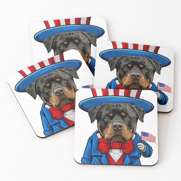 Item preview, Rottweiler 4th of July designed and sold by whyitsme.