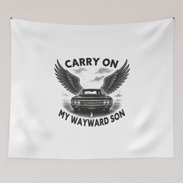 Item preview, CARRY ON MY WAYWARD SON designed and sold by Great_Designs.