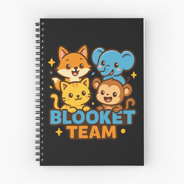 Item preview, Blooket Team Fan Art - Cute Animal Characters Design designed and sold by Mirosi-S.