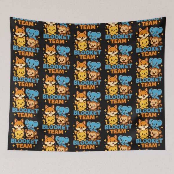 Item preview, Blooket Team Fan Art - Cute Animal Characters Design designed and sold by Mirosi-S.