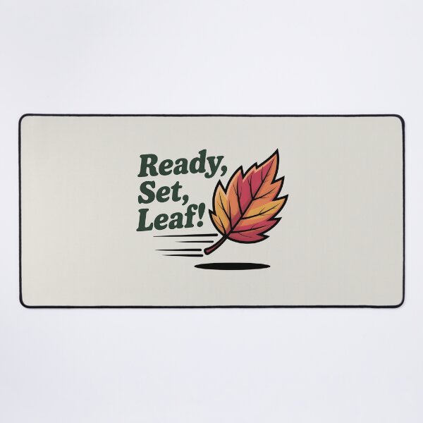 Item preview, Ready, Set, Leaf! - Energetic Autumn Fun Design designed and sold by Jollys-ArtShop.