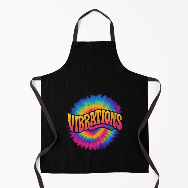 Item preview, VIBRATIONS – Psychedelic Tie-Dye Groovy Typography Design designed and sold by JaroPrints.