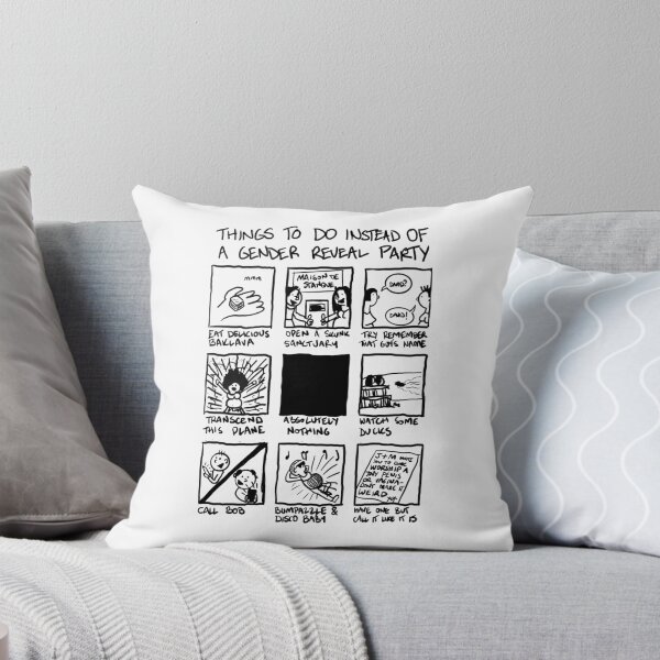 Item preview, Things To Do Instead Of A Gender Reveal Party Cartoon designed and sold by SitDownAJ.
