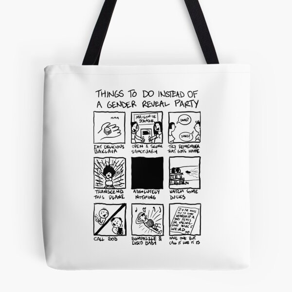 Item preview, Things To Do Instead Of A Gender Reveal Party Cartoon designed and sold by SitDownAJ.