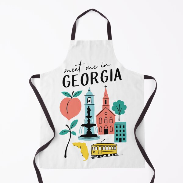 Item preview, Meet Me In Georgia with Icons designed and sold by Pink Pineapple Works.