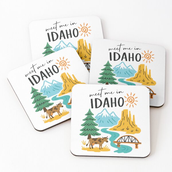 Item preview, Meet Me In Idaho with Icons designed and sold by Pink Pineapple Works.