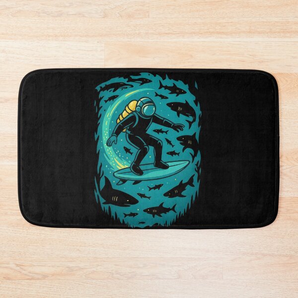 Item preview, Shark Surfer Deep Dive Art designed and sold by Shoot-The-Moon.
