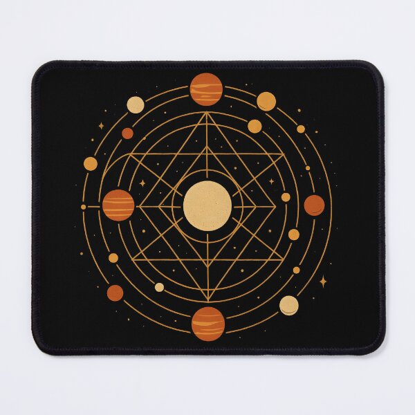 Item preview, Sacred Geometry Solar System – Cosmic Alignment Art designed and sold by JaroPrints.