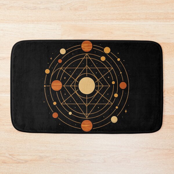 Item preview, Sacred Geometry Solar System – Cosmic Alignment Art designed and sold by JaroPrints.