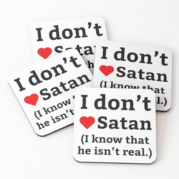 Item preview, I don’t love Satan  designed and sold by Rachel the Artist .