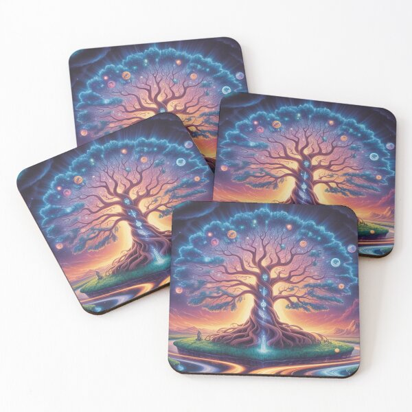 Item preview, Lifestyle Hub: Cosmic Tree Of Life designed and sold by M&M Lifestyle Hub.