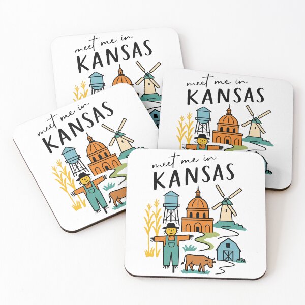 Item preview, Meet Me In Kansas with Icons designed and sold by Pink Pineapple Works.