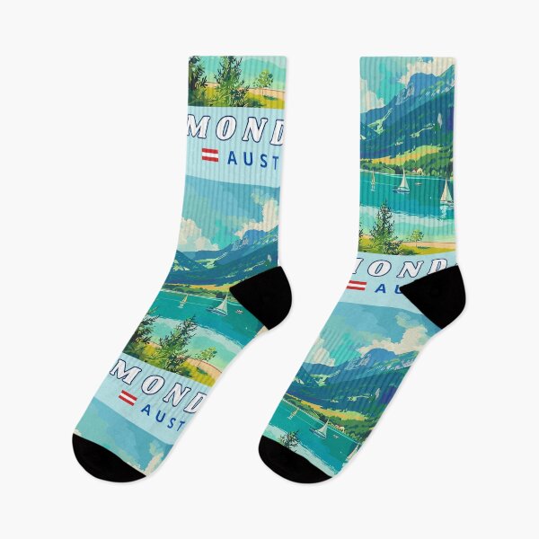 Item preview, Mondsee in Salzkammergut, Austria Vintage Art Travel Landscape designed and sold by MaateoDesign.