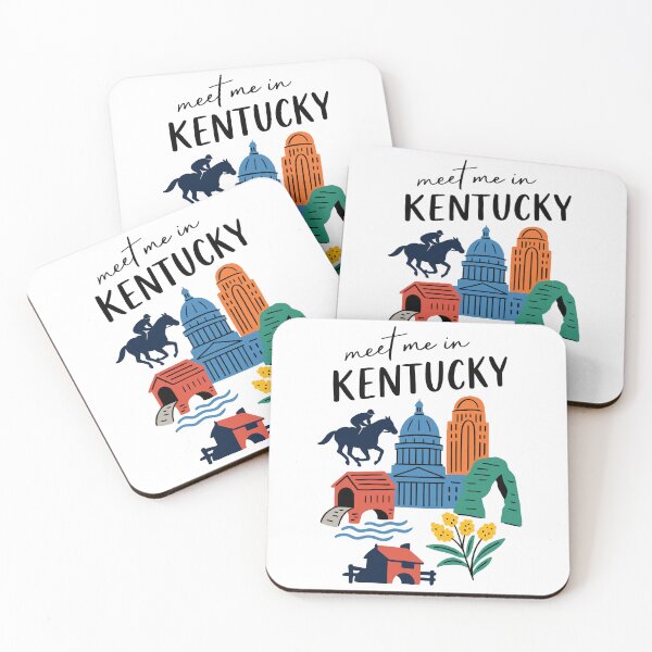 Item preview, Meet Me In Kentucky with Icons designed and sold by Pink Pineapple Works.