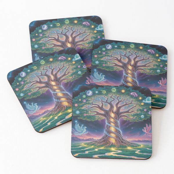 Item preview, Lifestyle Hub: Cosmic Tree Of Life designed and sold by M&M Lifestyle Hub.