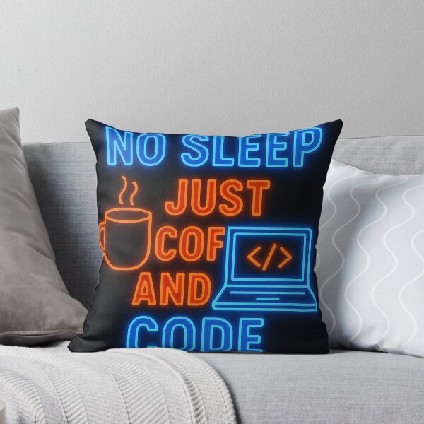 Item preview, No Sleep Just Coffee and Code designed and sold by NoSleepClub99.