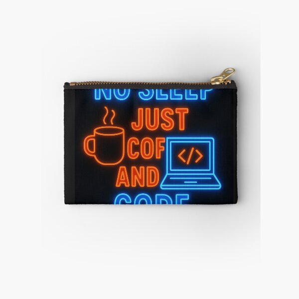 Item preview, No Sleep Just Coffee and Code designed and sold by NoSleepClub99.