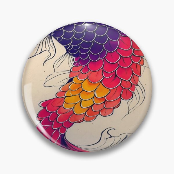 Item preview, Big colorful fish designed and sold by saly55887.