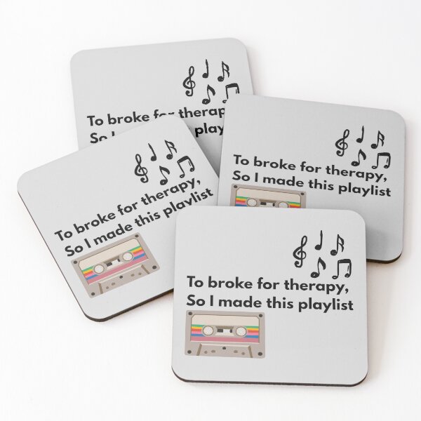 Item preview, Broke Therapy Playlist designed and sold by Speeders21.