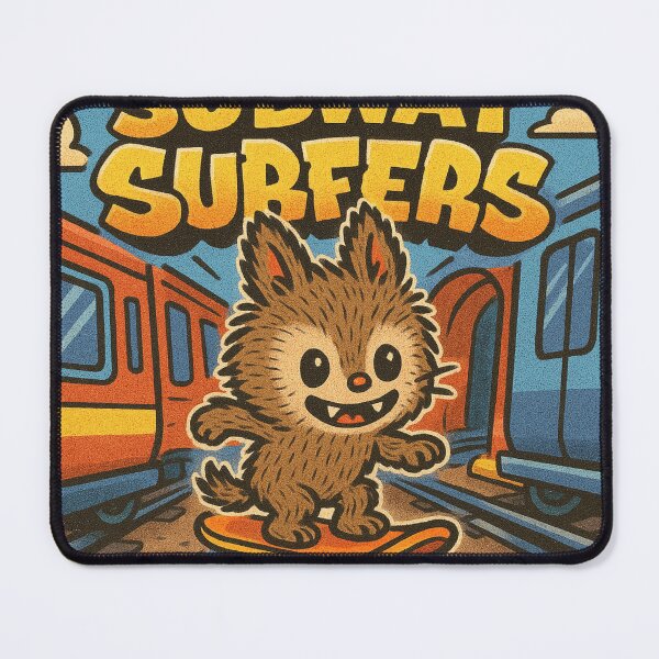 Item preview, Subway Labubu – Cute Skater Fan Art designed and sold by Mirosi-S.