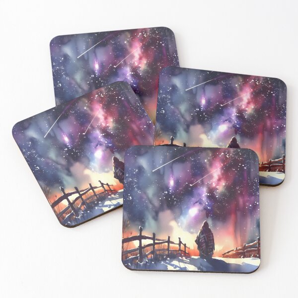 Item preview, Stargazing Dreams — Watercolor Night Sky and Shooting Stars designed and sold by Coffee Lifestyle.