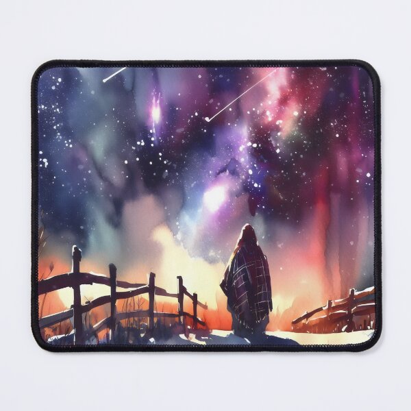 Item preview, Stargazing Dreams — Watercolor Night Sky and Shooting Stars designed and sold by Coffee Lifestyle.