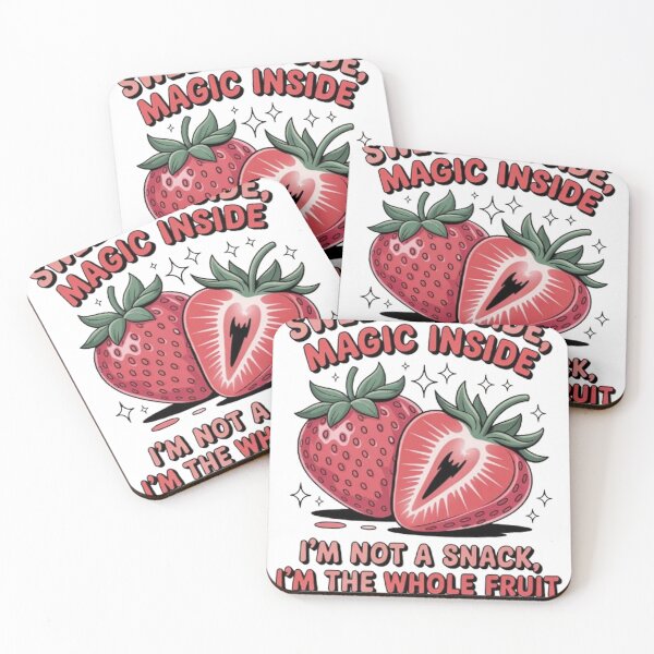Item preview,  "Sweet Magic Strawberry – Fun Bold Fruit Design" designed and sold by ArghavanMardani.