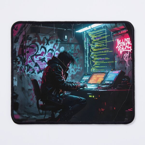 Item preview, Cyberpunk Hacker designed and sold by TrulyRural.