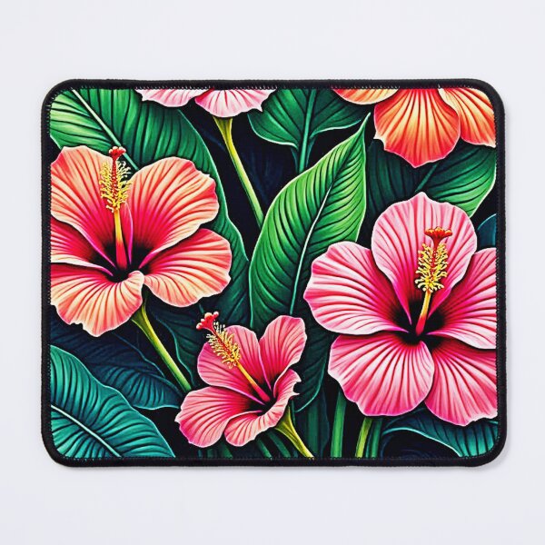 Item preview, Tropical Hibiscus Bloom Artistry designed and sold by Health And Fitness Posts e-Store.