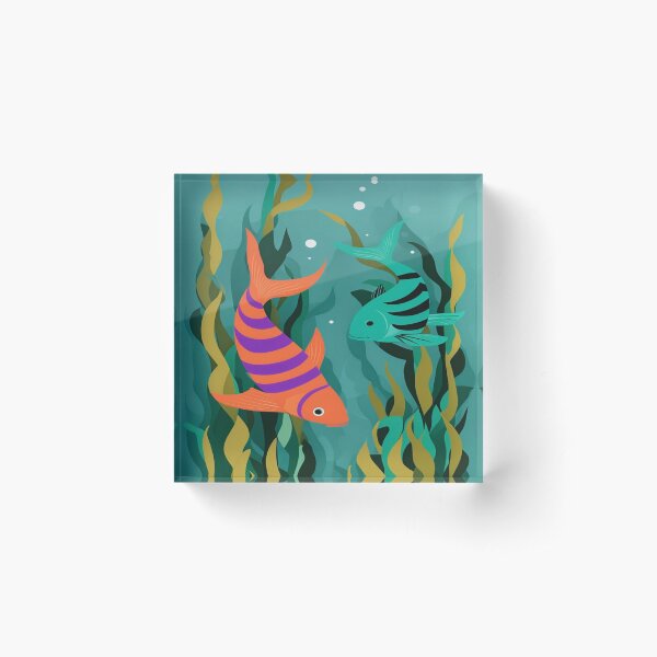 Item preview, Beautiful colorful fish designed and sold by saly55887.