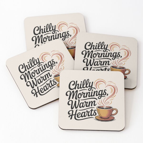 Item preview, Chilly Mornings, Warm Hearts - Cozy Autumn Morning Design designed and sold by Jollys-ArtShop.