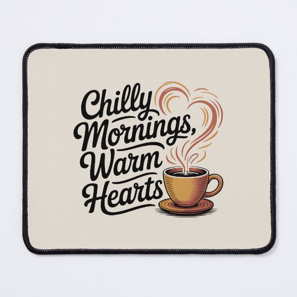 Item preview, Chilly Mornings, Warm Hearts - Cozy Autumn Morning Design designed and sold by Jollys-ArtShop.