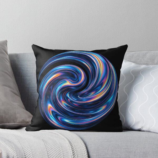 Item preview, Chromatic Liquid Swirl – Futuristic Abstract Illusion designed and sold by JaroPrints.