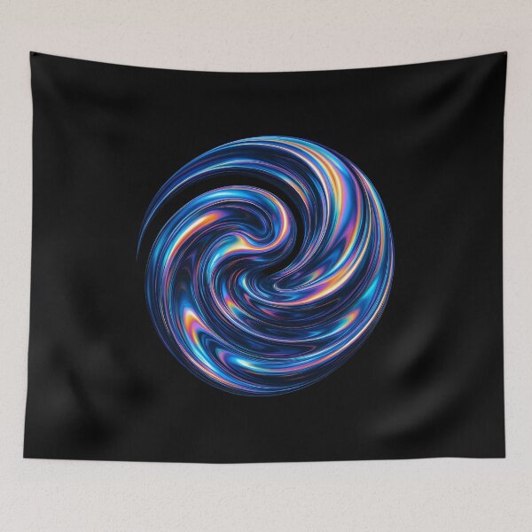 Item preview, Chromatic Liquid Swirl – Futuristic Abstract Illusion designed and sold by JaroPrints.