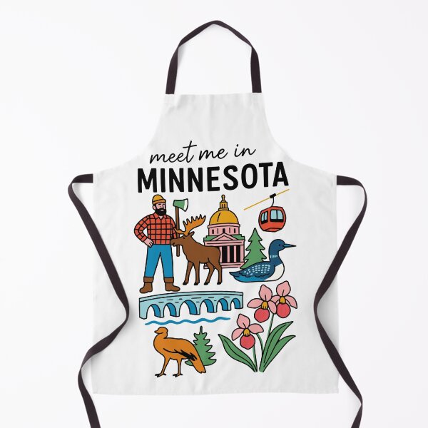 Item preview, Meet Me In Minnesota with Icons designed and sold by Pink Pineapple Works.