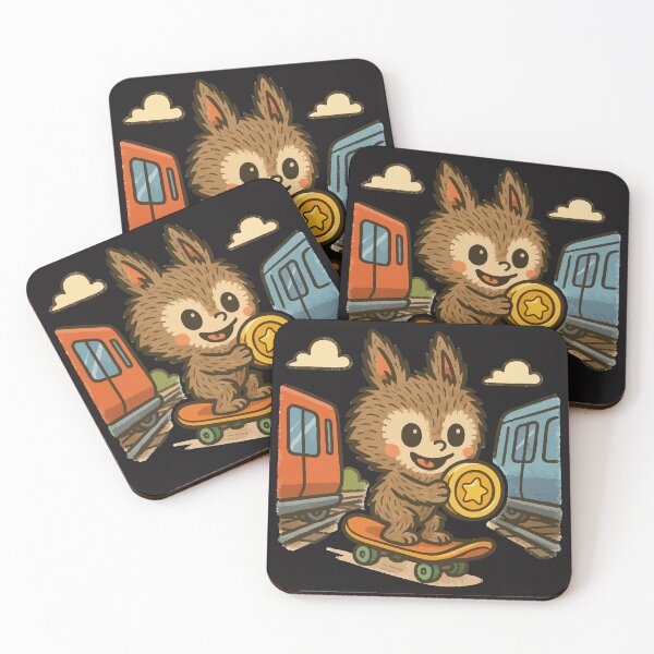 Item preview, Subway Labubu – Cute Skater Fan Art designed and sold by Mirosi-S.