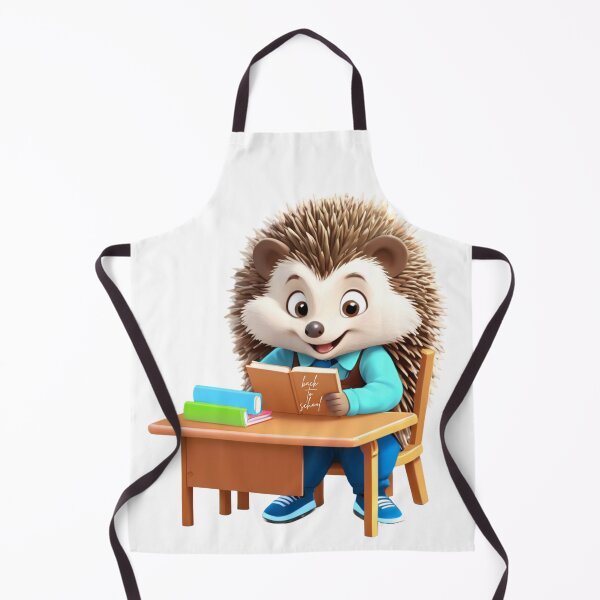 Item preview, Back to School Joy –  Hedgehog with the books illustration designed and sold by FilMate.