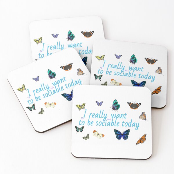 Item preview, (No) I really (don't) want to be sociable today designed and sold by karenadams.