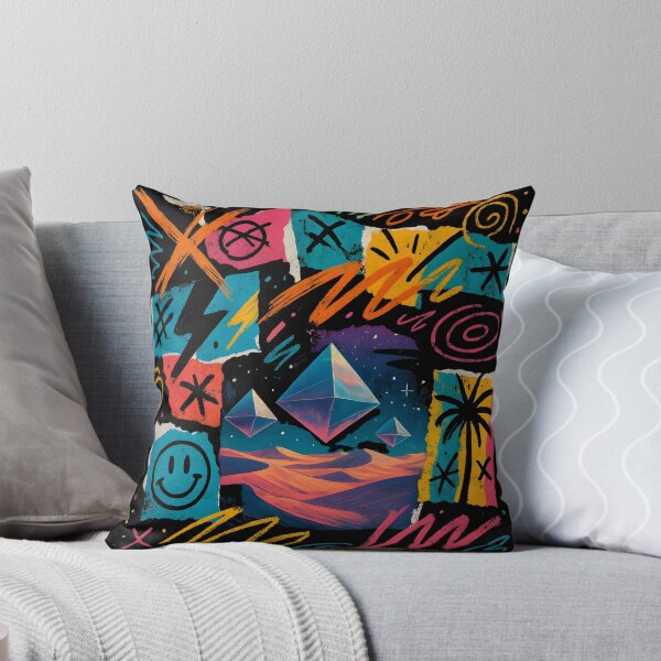 Item preview, Psychedelic Desert Collage – Pop-Punk Surreal Vibes designed and sold by JaroPrints.