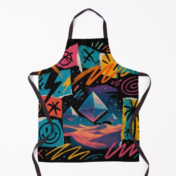 Item preview, Psychedelic Desert Collage – Pop-Punk Surreal Vibes designed and sold by JaroPrints.