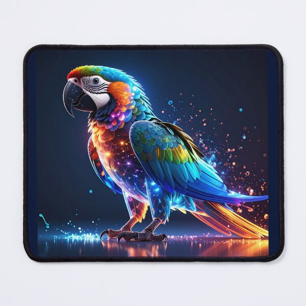 Item preview, Glowing Colorful Parrot designed and sold by GloriousArtSKD.