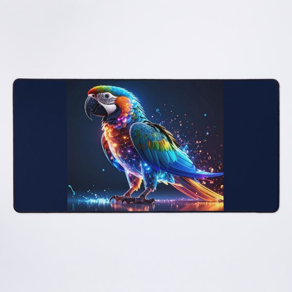 Item preview, Glowing Colorful Parrot designed and sold by GloriousArtSKD.