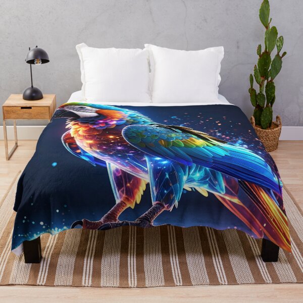 Item preview, Glowing Colorful Parrot designed and sold by GloriousArtSKD.